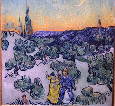 Walk at Twilight by Vincent van Gogh